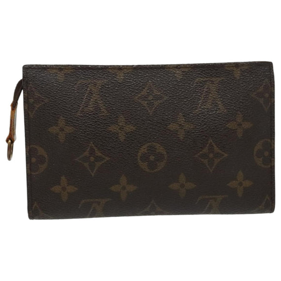LOUIS VUITTON Monogram Bucket PM Zubehörbeutel LV Auth 97899
