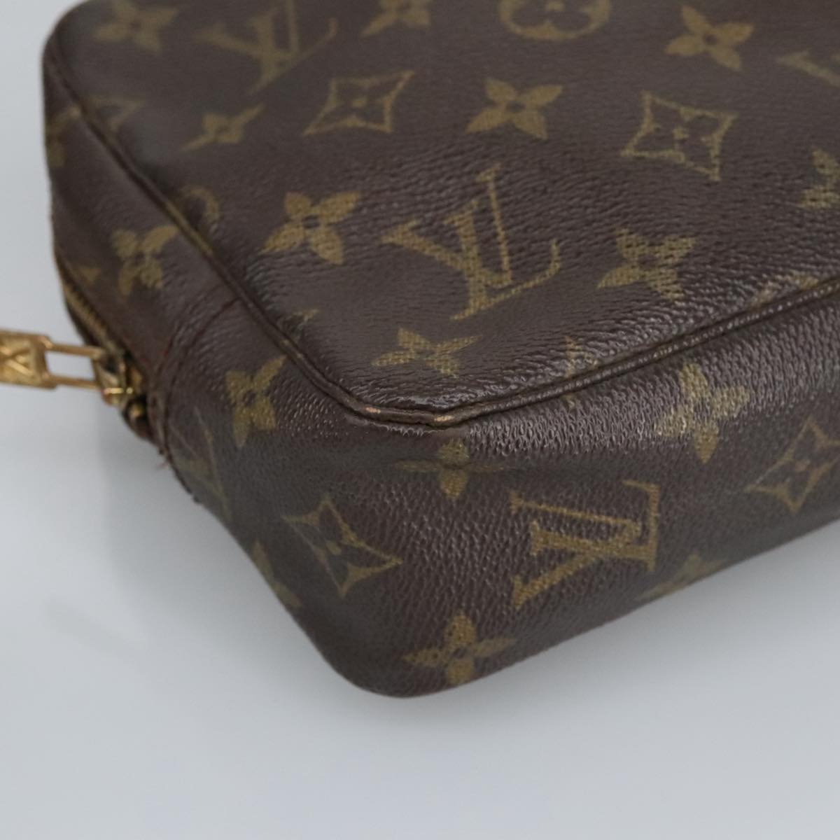 LOUIS VUITTON Monogram Trousse Toilette 23 Clutch Bag M47524 LV Auth 97913