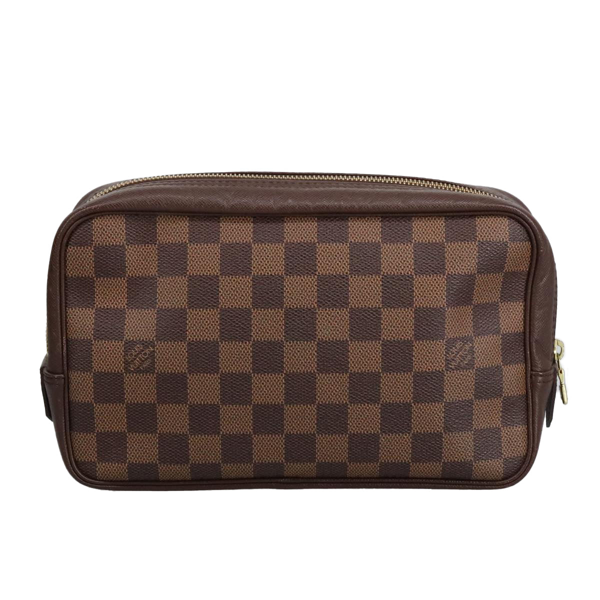 LOUIS VUITTON Damier Ebene Trousse Toilette 25 Clutch Bag N47624 LV Auth 97918 - 0