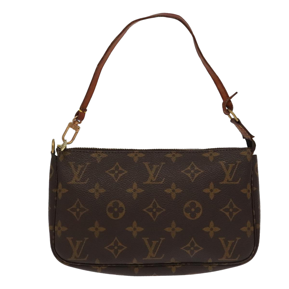 LOUIS VUITTON Monogram Pochette Accessoires Pouch M51980 LV Auth 97925