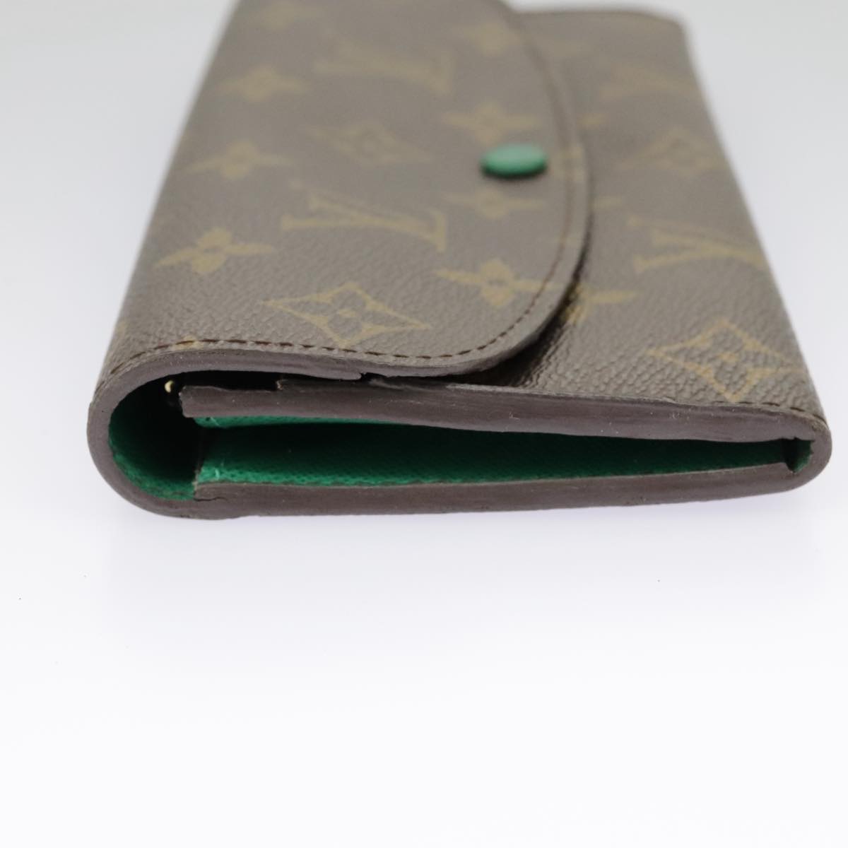 LOUIS VUITTON Monogram Portefeuille Emilie Long Wallet Green M60137 Auth 97933