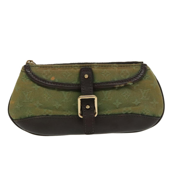 LOUIS VUITTON Monogram Mini Ansophie Pouch Pouch Khaki M92698 LV Auth 97941