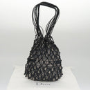 Christian Dior Trotter Canvas Hand Bag Navy Auth 97952SV-12