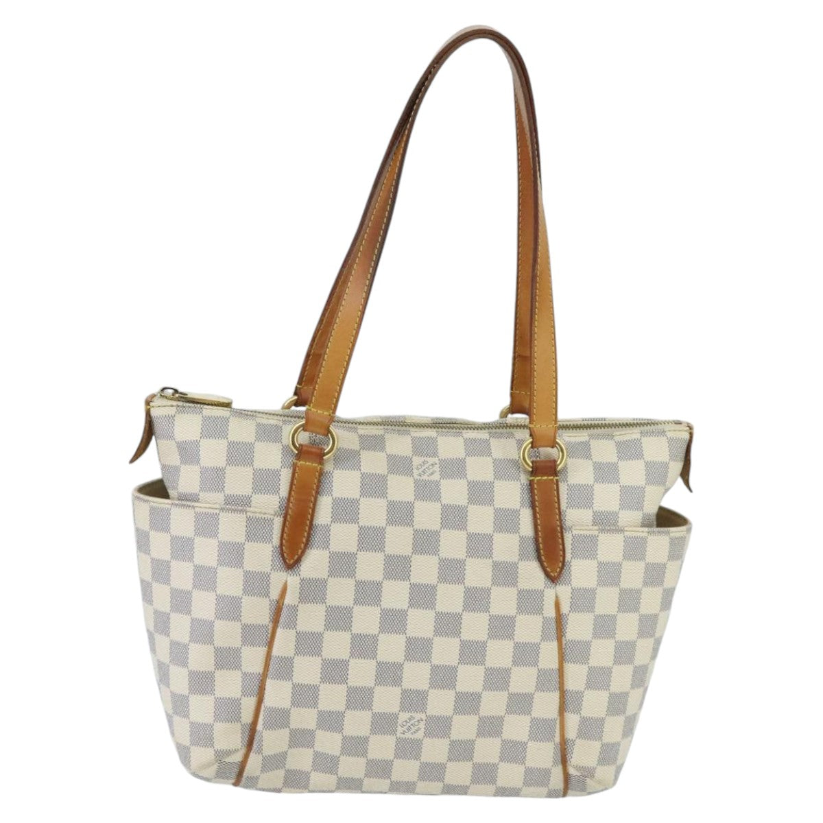 LOUIS VUITTON Damier Azur Totally MM Tote Bag N51262 LV Auth 97958