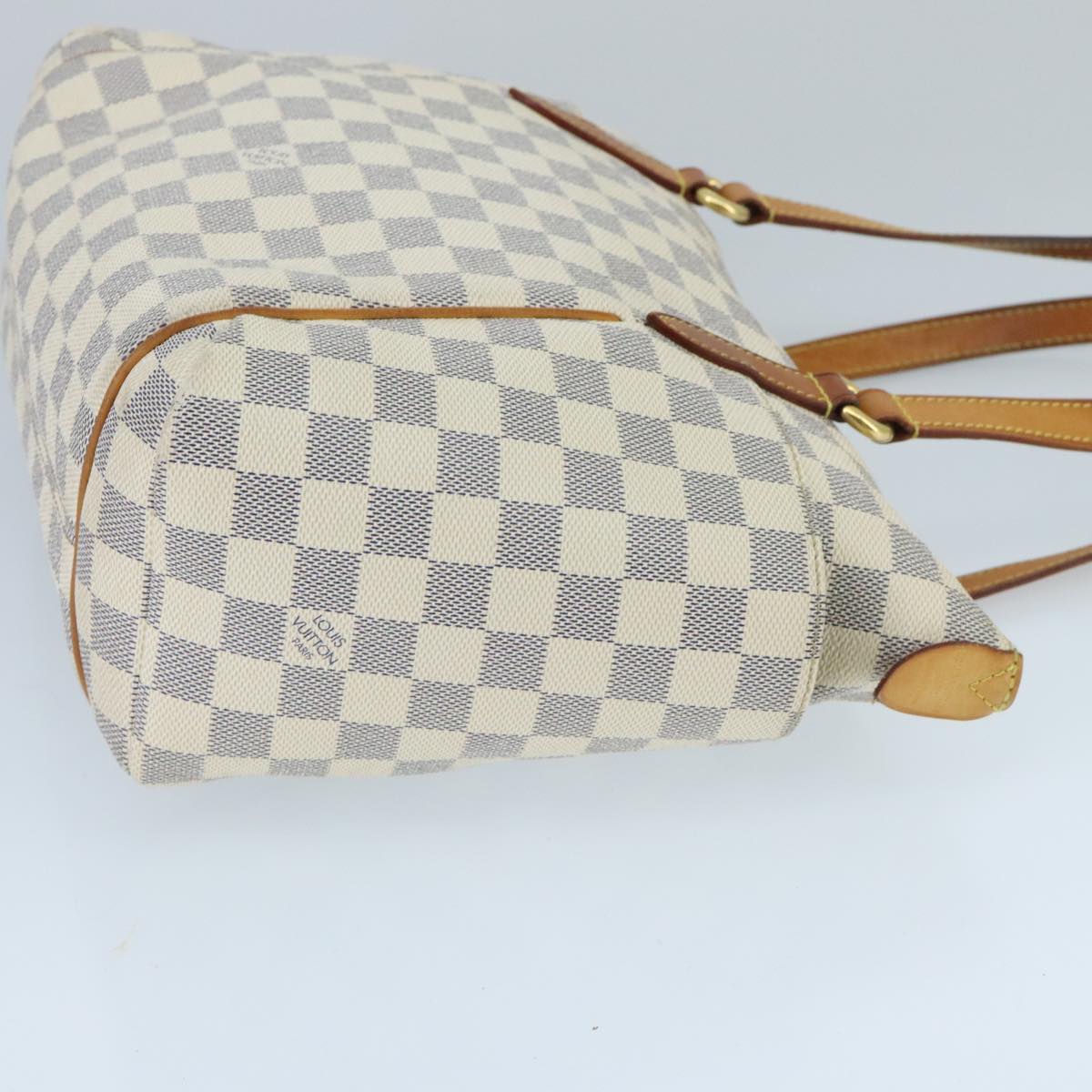 LOUIS VUITTON Damier Azur Totally MM Tote Bag N51262 LV Auth 97958