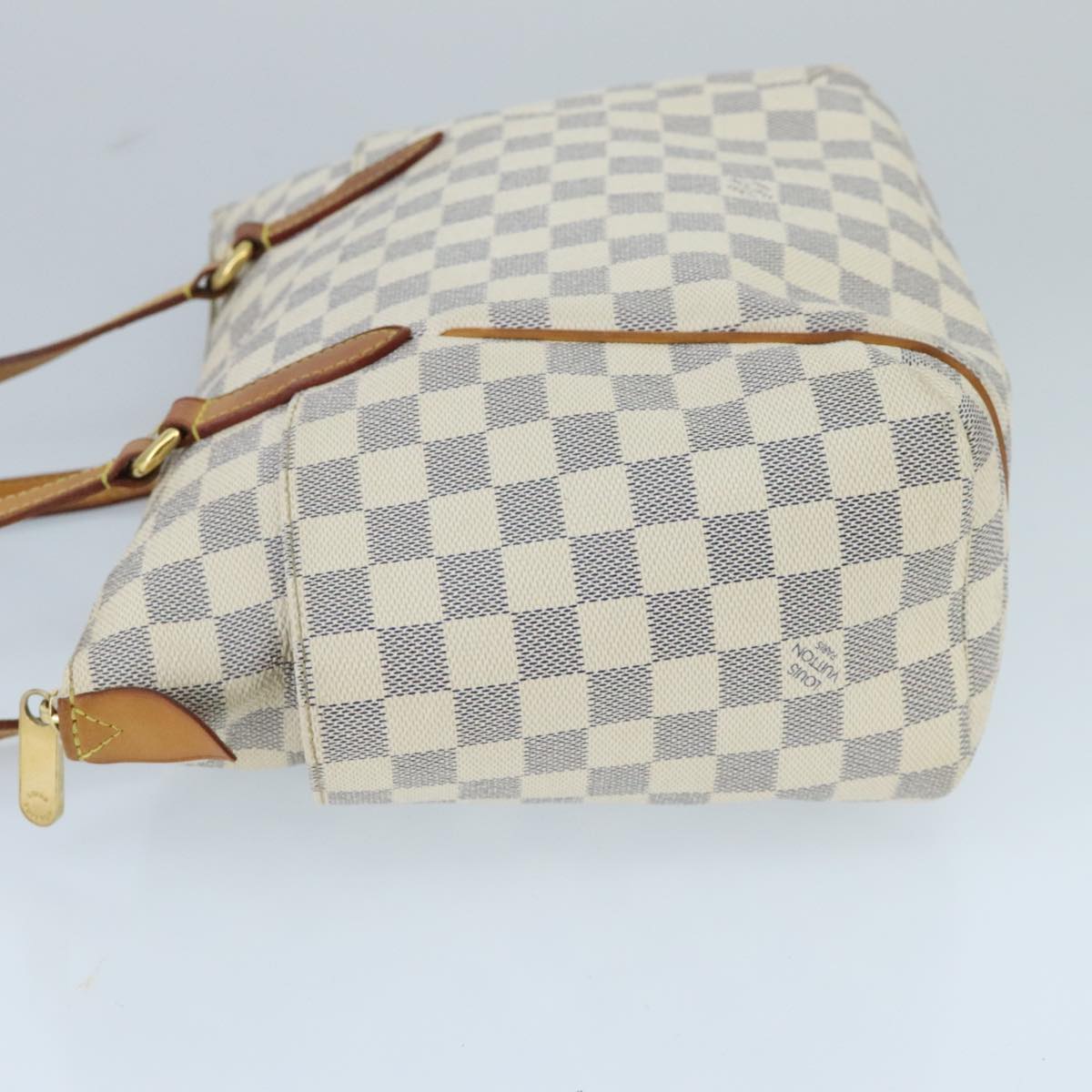 LOUIS VUITTON Damier Azur Totally MM Tote Bag N51262 LV Auth 97958