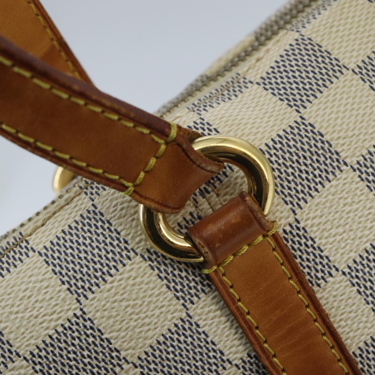 LOUIS VUITTON Damier Azur Totally MM Tote Bag N51262 LV Auth 97958