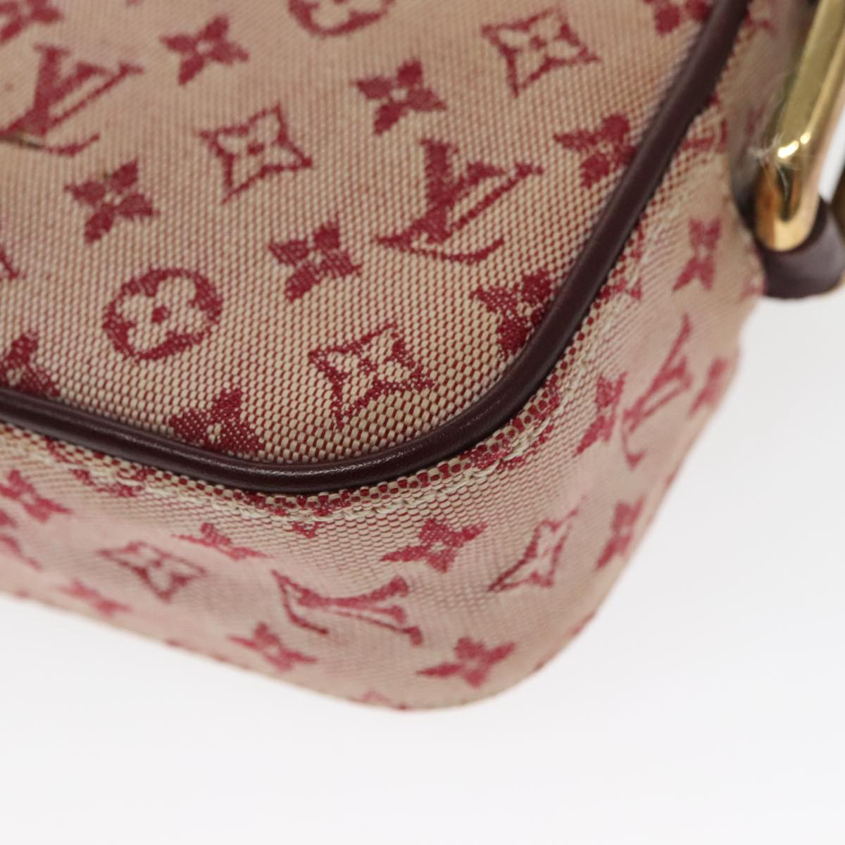 LOUIS VUITTON Monogram Mini Juliet MM Shoulder Bag Red M92219 LV Auth 97960