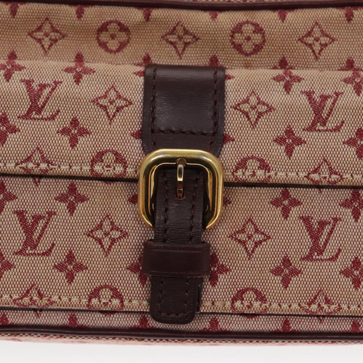 LOUIS VUITTON Monogram Mini Juliet MM Shoulder Bag Red M92219 LV Auth 97960