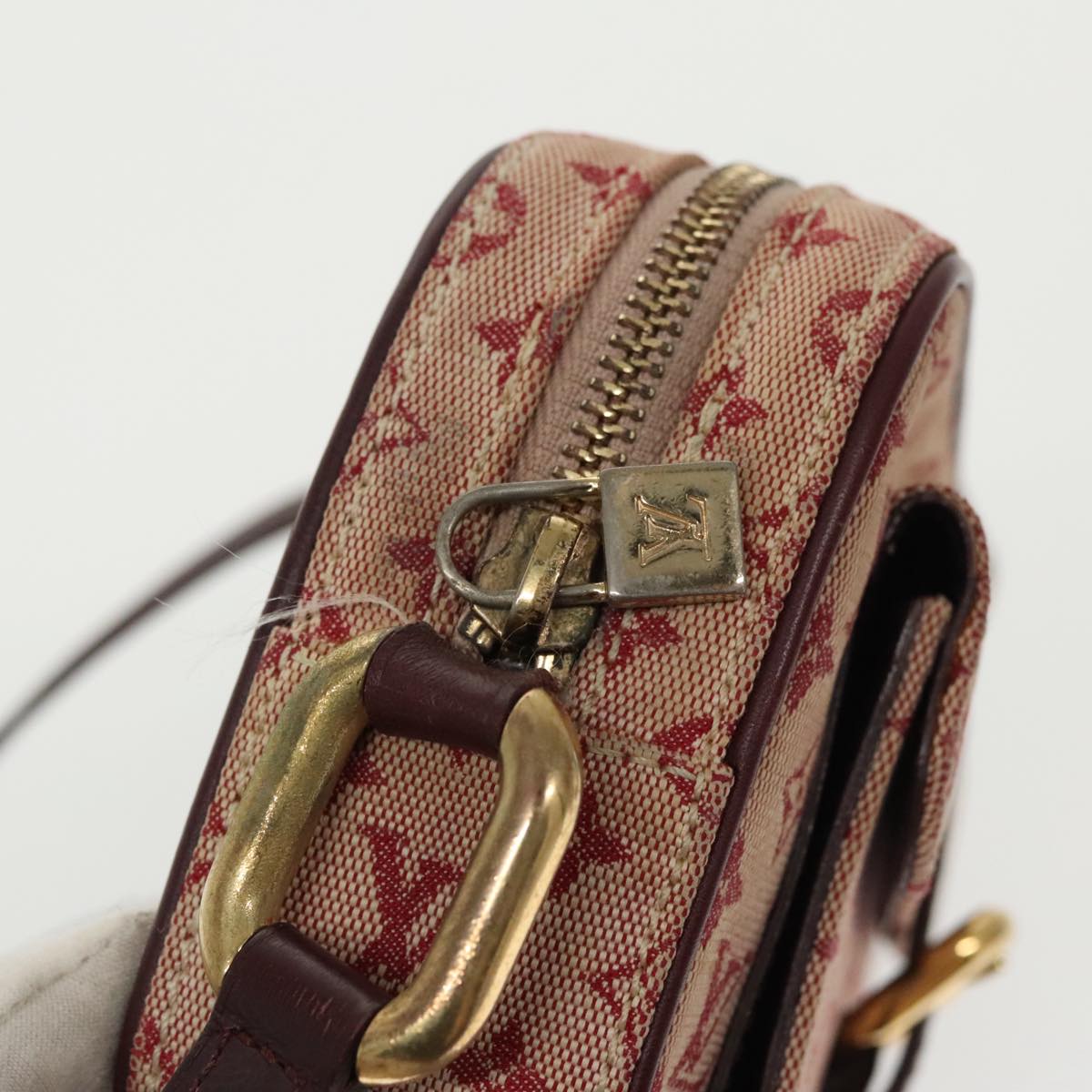 LOUIS VUITTON Monogram Mini Juliet MM Shoulder Bag Red M92219 LV Auth 97960