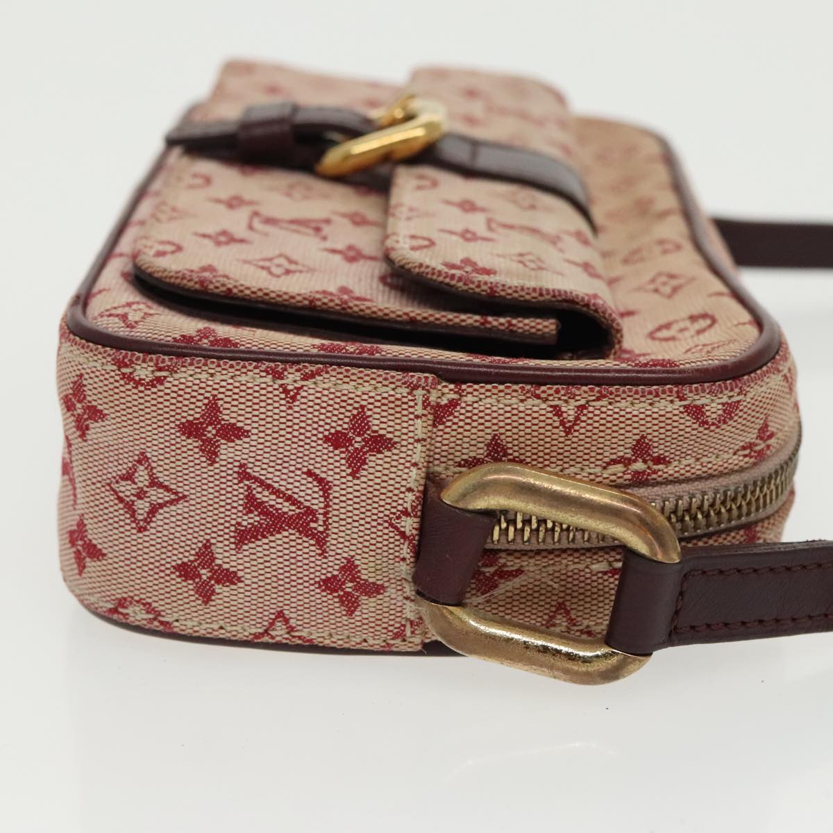 LOUIS VUITTON Monogram Mini Juliet MM Shoulder Bag Red M92219 LV Auth 97960