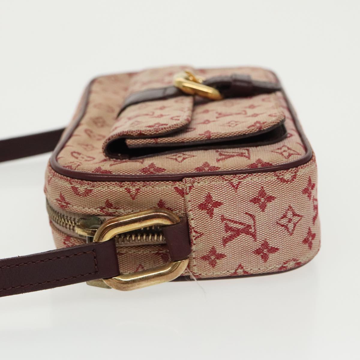 LOUIS VUITTON Monogram Mini Juliet MM Shoulder Bag Red M92219 LV Auth 97960