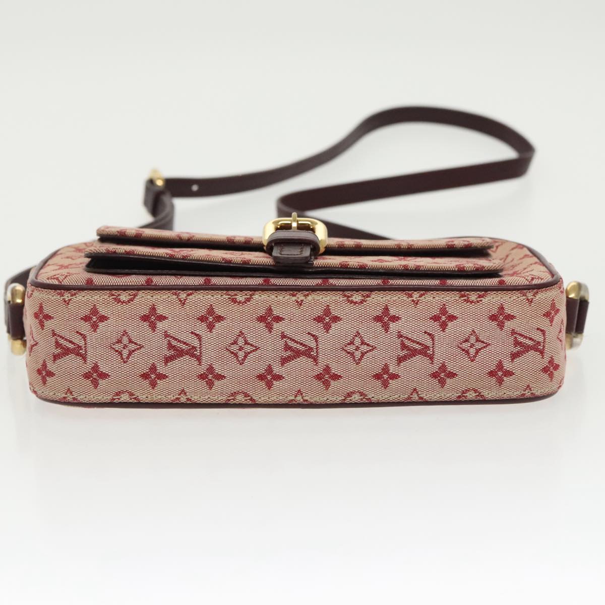 LOUIS VUITTON Monogram Mini Juliet MM Shoulder Bag Red M92219 LV Auth 97960