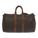 LOUIS VUITTON Monogram Keepall 45 Boston Bag M41428 LV Auth 97962-2