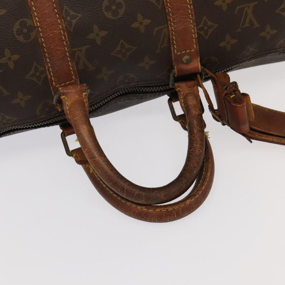 LOUIS VUITTON Monogram Keepall 45 Boston Bag M41428 LV Auth 97962