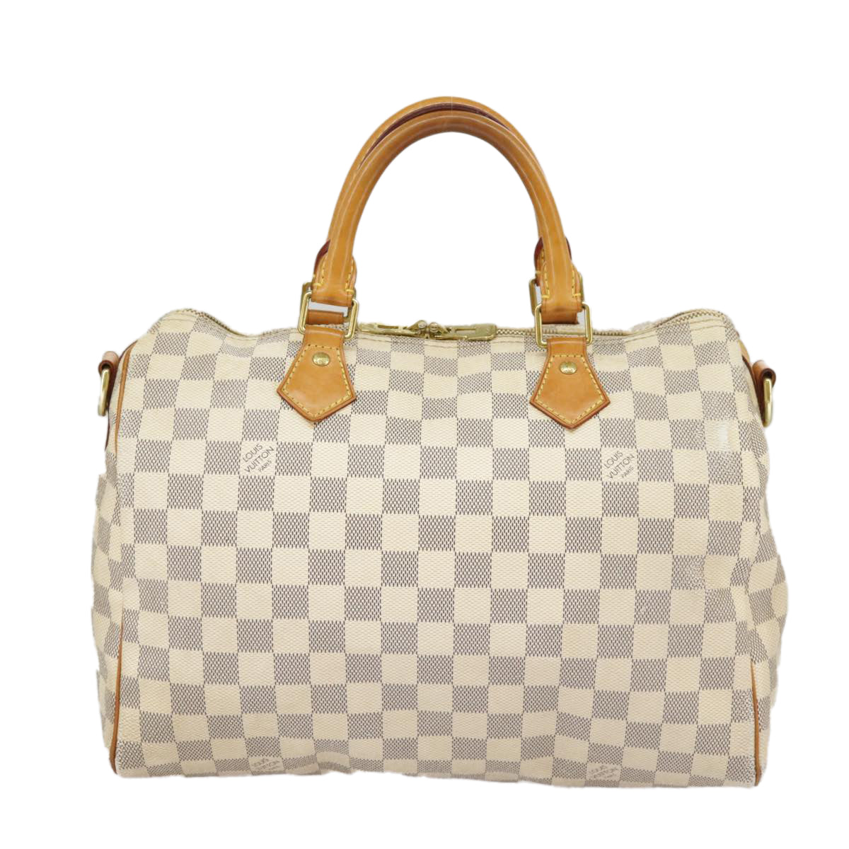 LOUIS VUITTON Damier Azur Speedy Bandouliere30 Hand Bag 2way N41052 Auth 97964