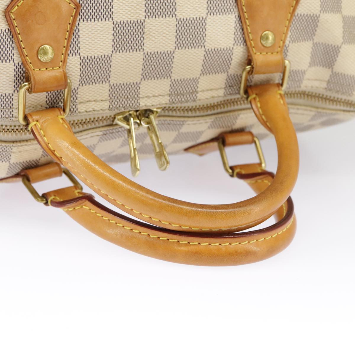 LOUIS VUITTON Damier Azur Speedy Bandouliere30 Hand Bag 2way N41052 Auth 97964