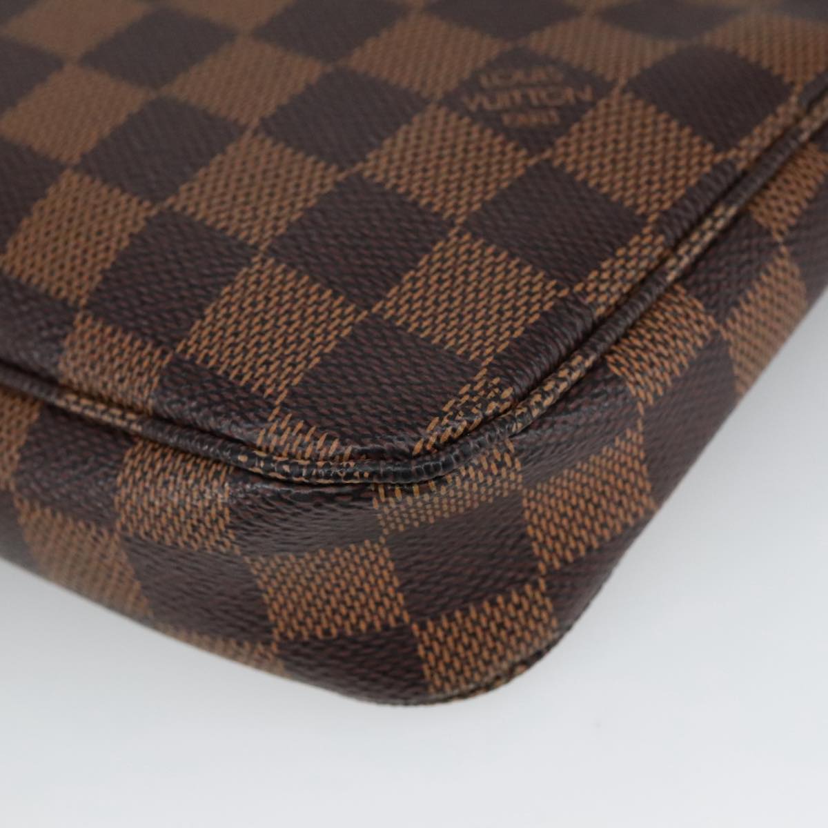 LOUIS VUITTON Damier Ebene Pochette Accessoires Pouch N41206 LV Auth 97966