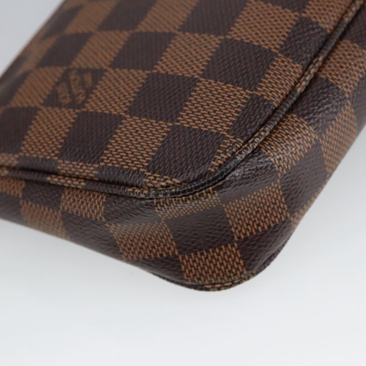 LOUIS VUITTON Damier Ebene Pochette Accessoires Pouch N41206 LV Auth 97966