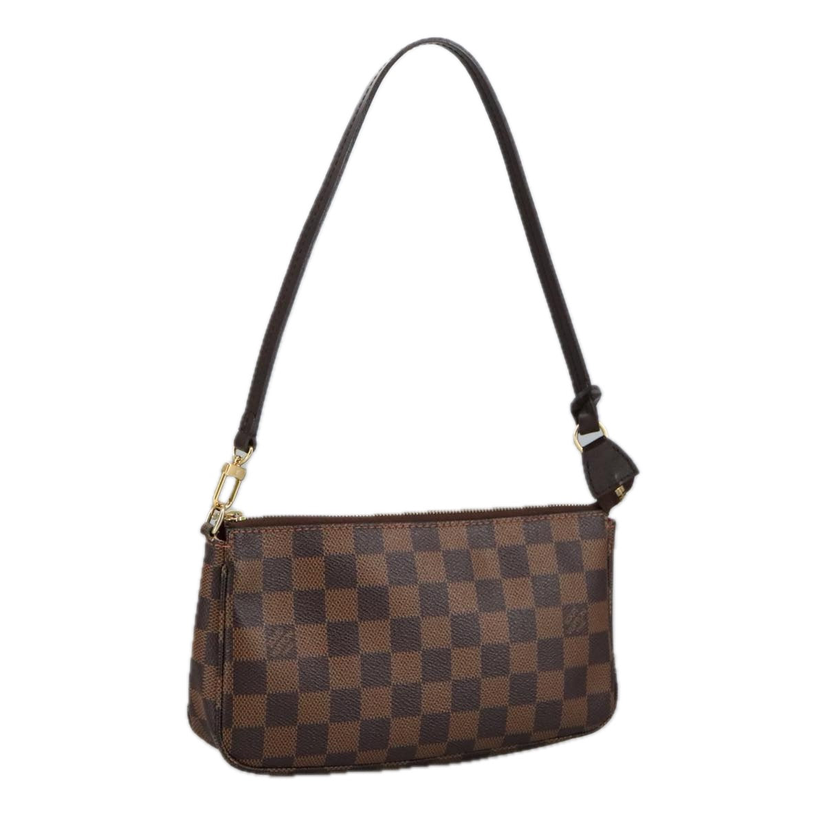 LOUIS VUITTON Damier Ebene Pochette Accessoires Pouch N41206 LV Auth 97966