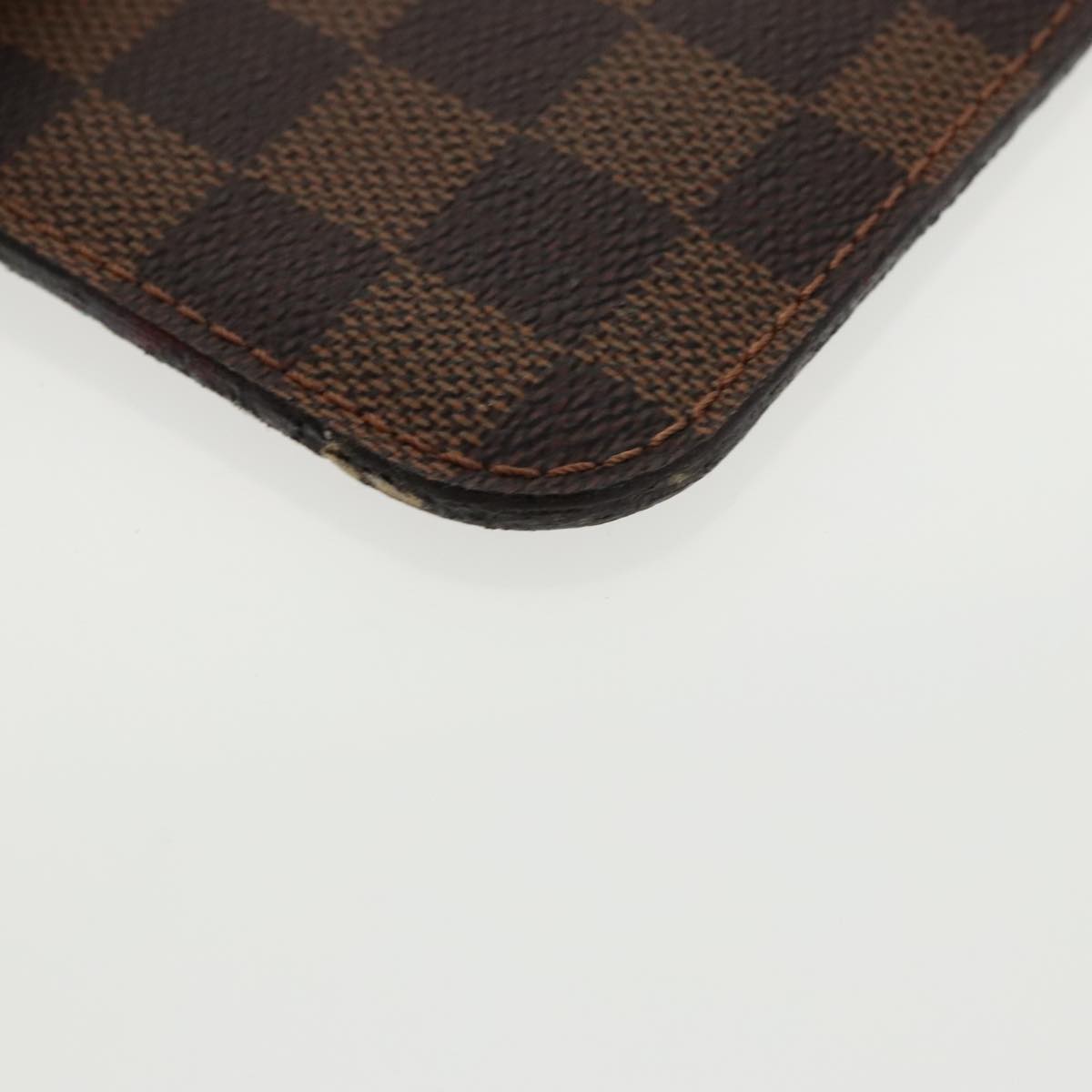 LOUIS VUITTON Damier Ebene Neverfull MM Pouch Accessory Pouch LV Auth 97967