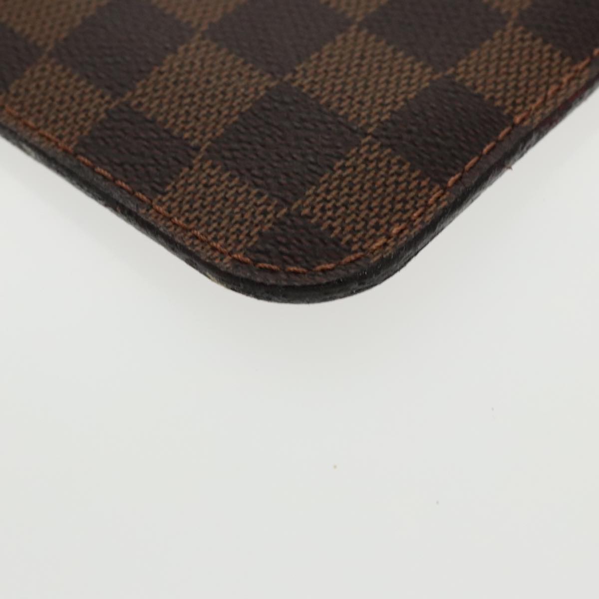 LOUIS VUITTON Damier Ebene Neverfull MM Pouch Accessory Pouch LV Auth 97967