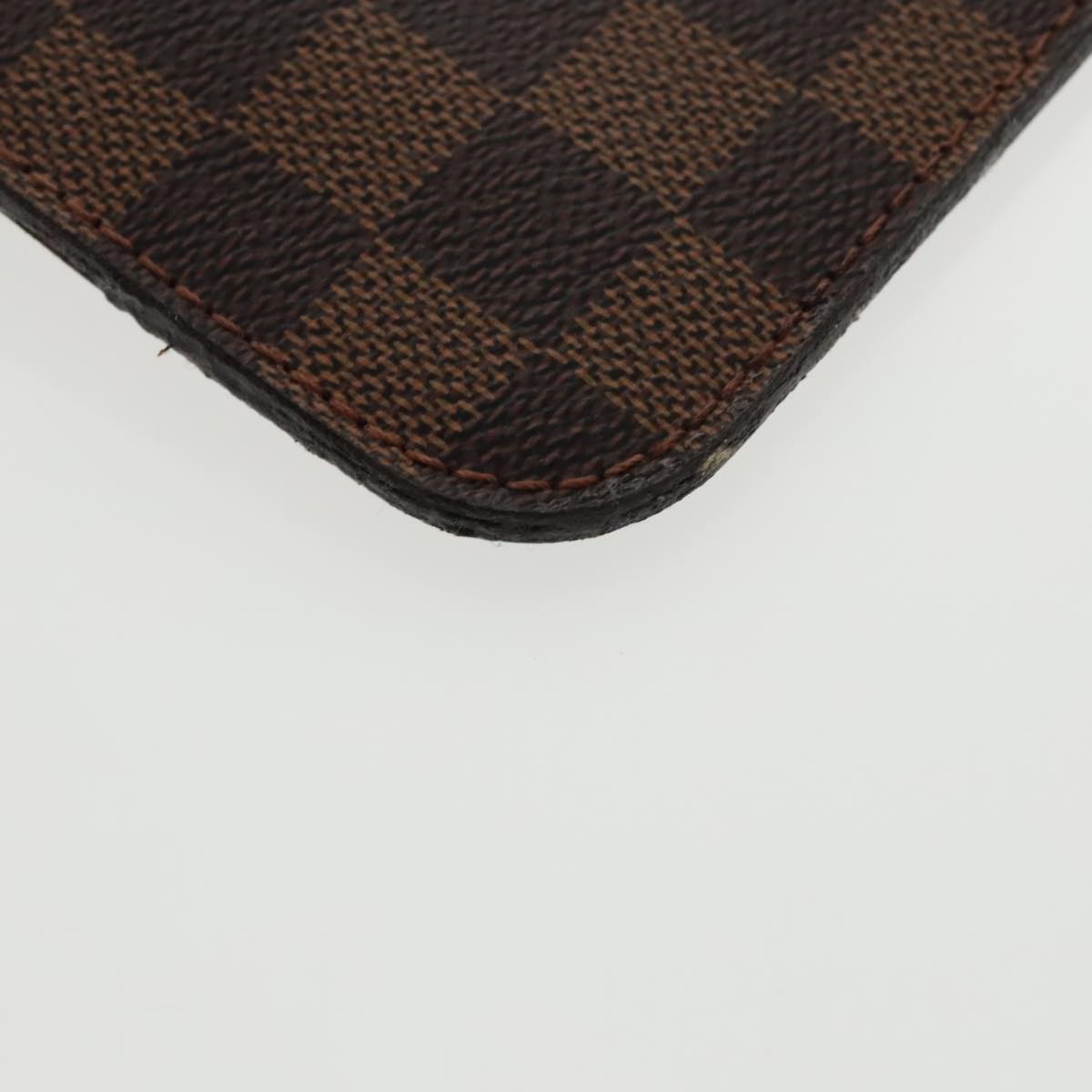 LOUIS VUITTON Damier Ebene Neverfull MM Pouch Accessory Pouch LV Auth 97967