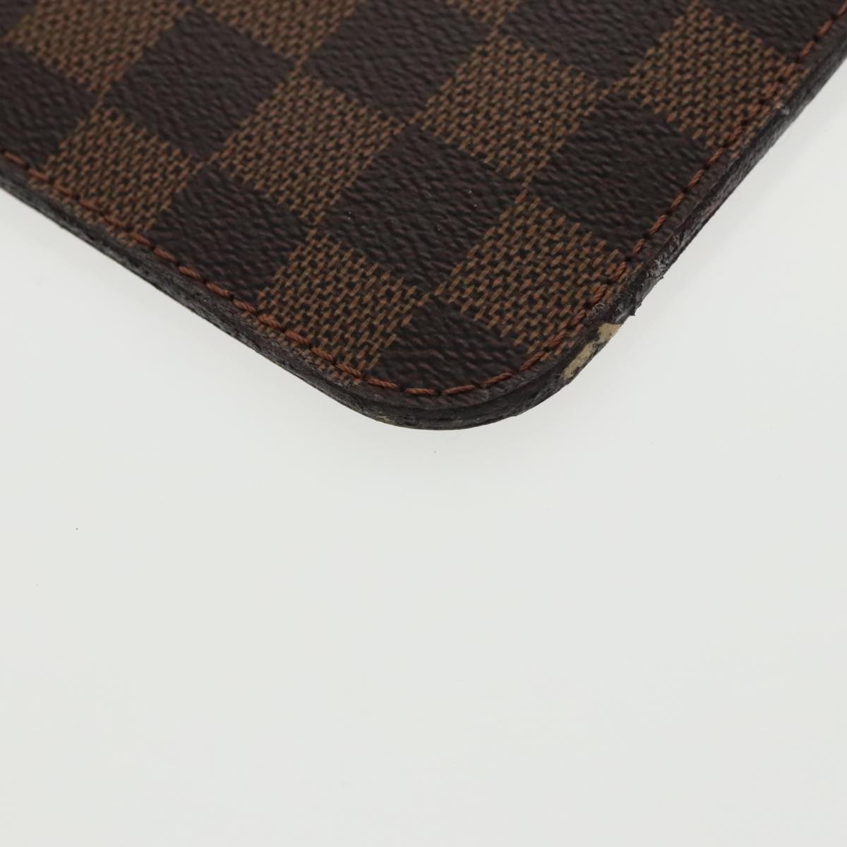 LOUIS VUITTON Damier Ebene Neverfull MM Pouch Accessory Pouch LV Auth 97967