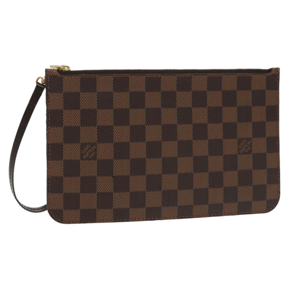 LOUIS VUITTON Damier Ebene Neverfull MM Pouch Accessory Pouch LV Auth 97967