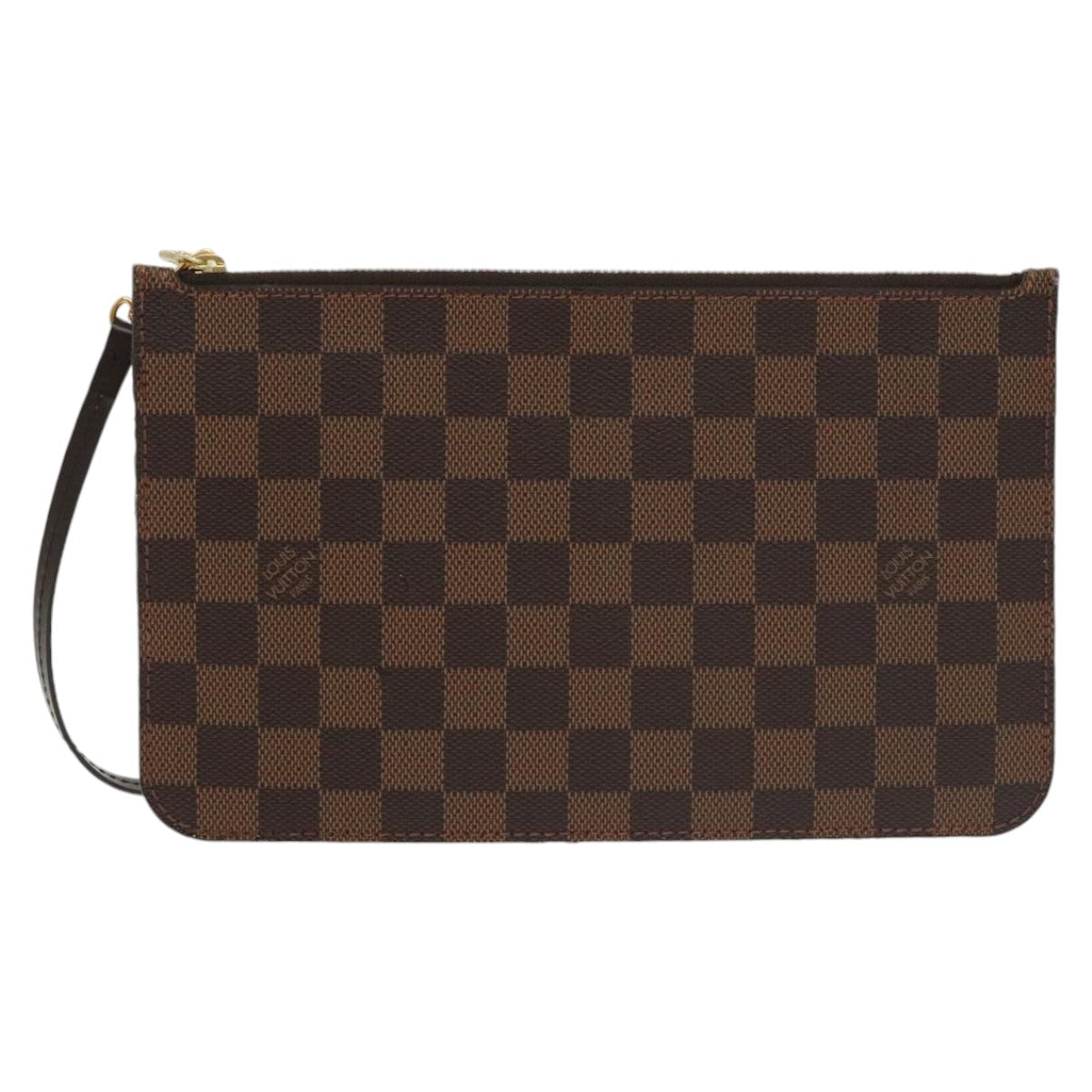 LOUIS VUITTON Damier Ebene Neverfull MM Pouch Accessory Pouch LV Auth 97967