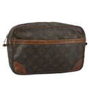 LOUIS VUITTON Monogram Marly Dragonne GM Clutch Bag M51825 LV Auth 97971-1