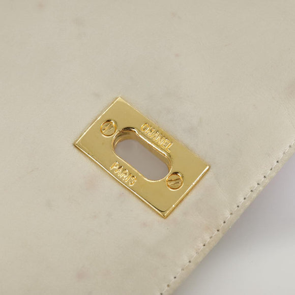 CHANEL Matelasse Big COCO Mark Chain Shoulder Bag Canvas Gray Gold CC Auth 97974