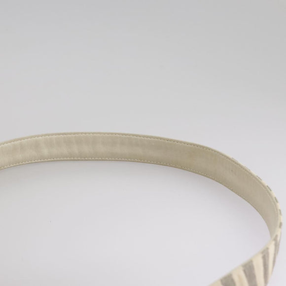 CHANEL Matelasse Big COCO Mark Chain Shoulder Bag Canvas Gray Gold CC Auth 97974