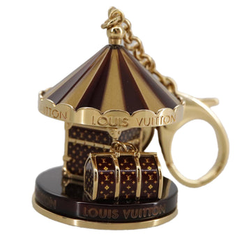 LOUIS VUITTON Bijoux Sac Carrousel Charm metal Gold M66782 LV Auth 97979SA