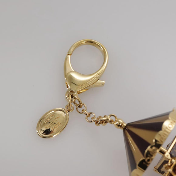 LOUIS VUITTON Bijoux Sac Carrousel Charm metal Gold M66782 LV Auth 97979SAM