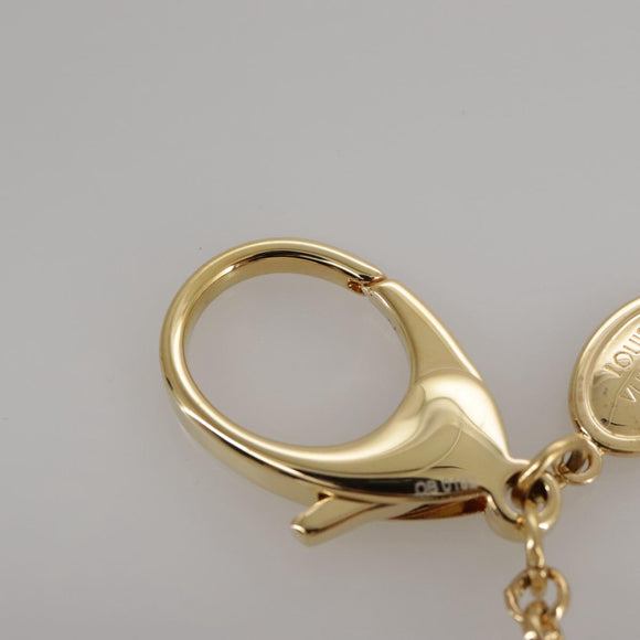 LOUIS VUITTON Bijoux Sac Carrousel Charm metal Gold M66782 LV Auth 97979SAM