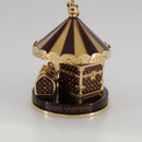 LOUIS VUITTON Bijoux Sac Carrousel Charm metal Gold M66782 LV Auth 97979SAM-4