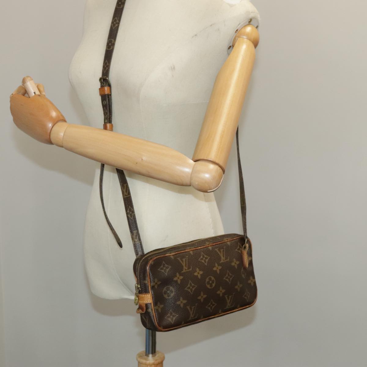 LOUIS VUITTON Monogram Marly Bandouliere Shoulder Bag M51828 LV Auth 97983