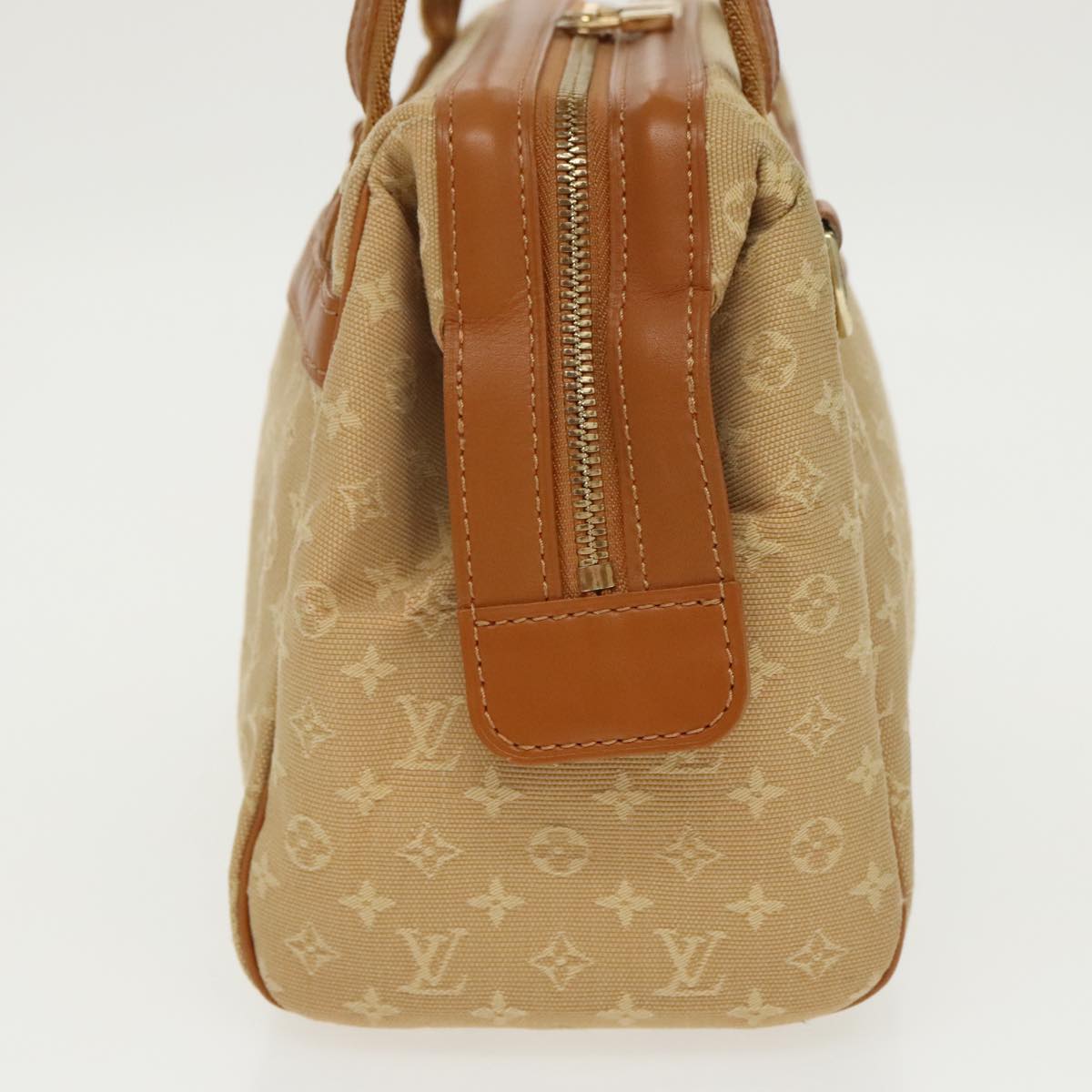 LOUIS VUITTON Monogram Mini Josephine PM Hand Bag Beige M92416 LV Auth 97985