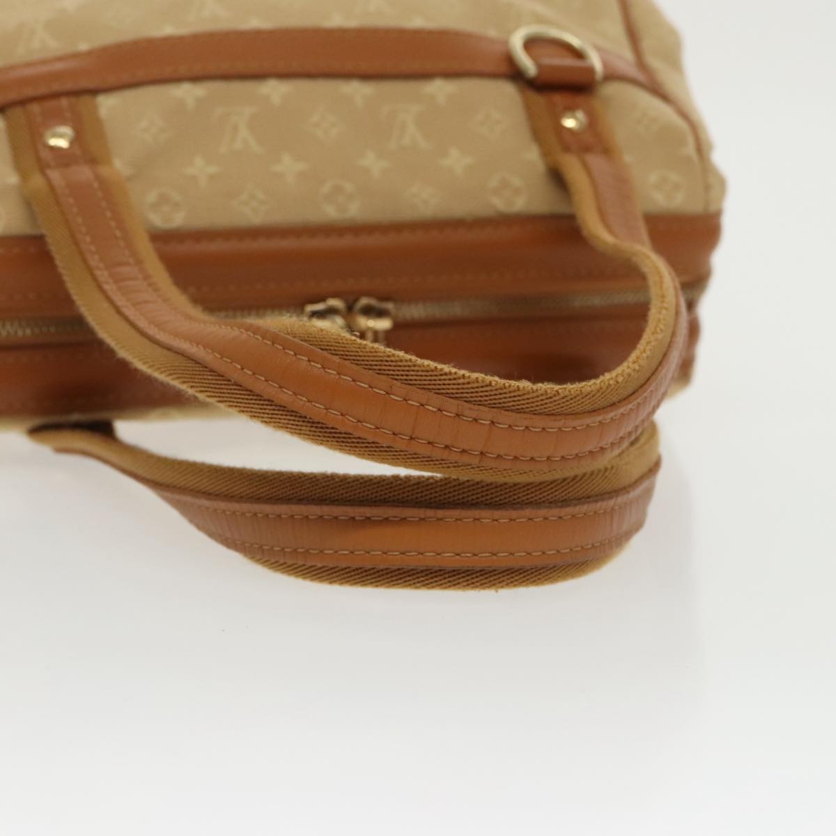 LOUIS VUITTON Monogram Mini Josephine PM Hand Bag Beige M92416 LV Auth 97985