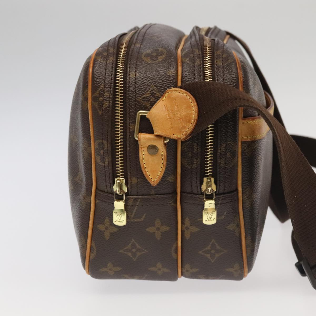 LOUIS VUITTON Monogram Reporter PM Shoulder Bag M45254 LV Auth 97988