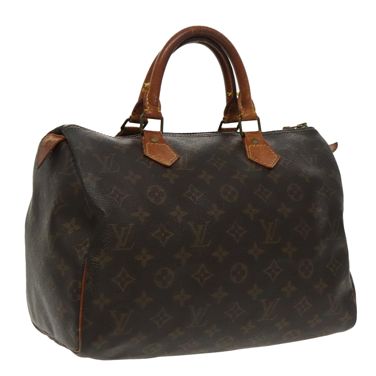 LOUIS VUITTON Monogram Speedy 30 Hand Bag M41526 LV Auth 97991