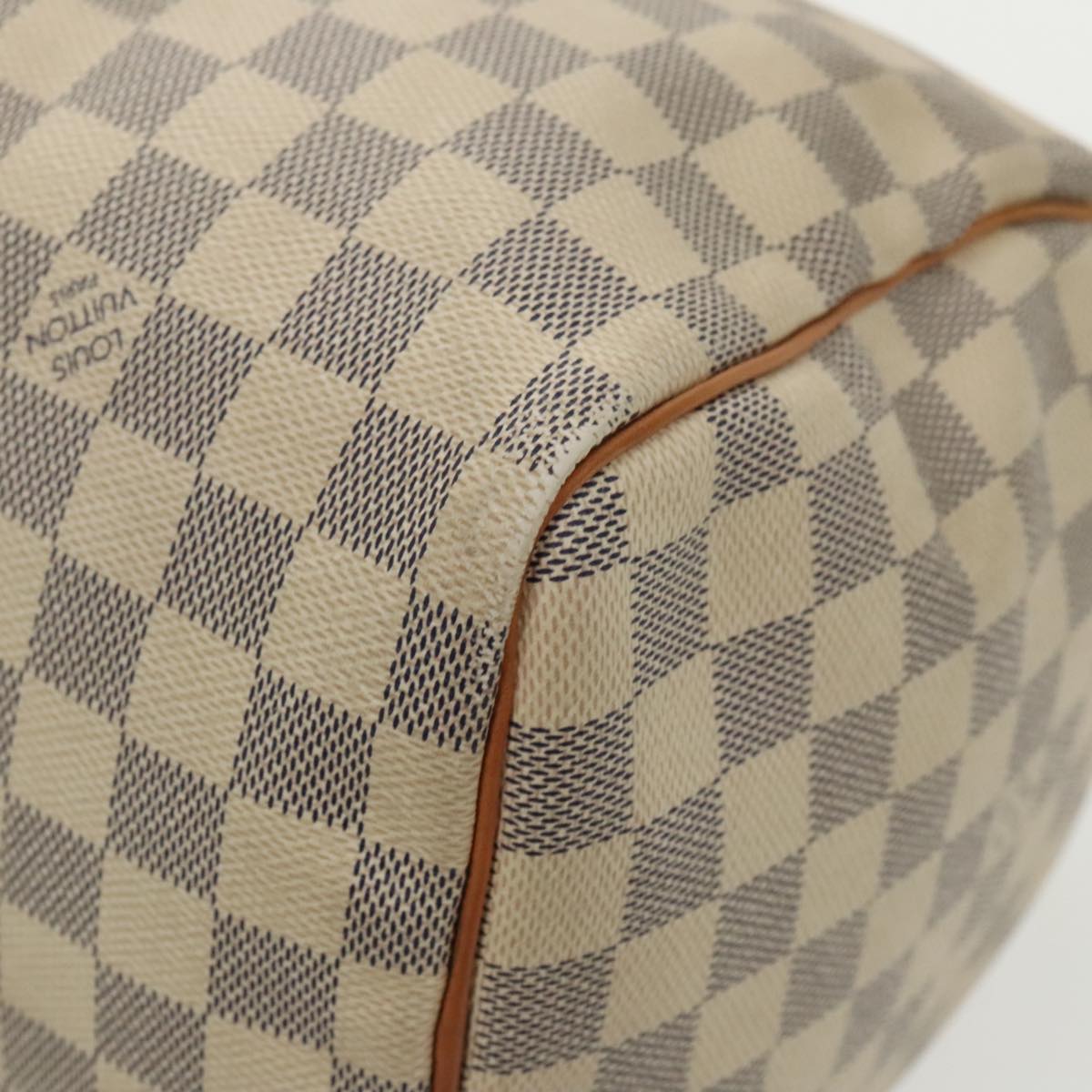 LOUIS VUITTON Damier Azur Speedy 30 Hand Bag N41533 LV Auth 97993