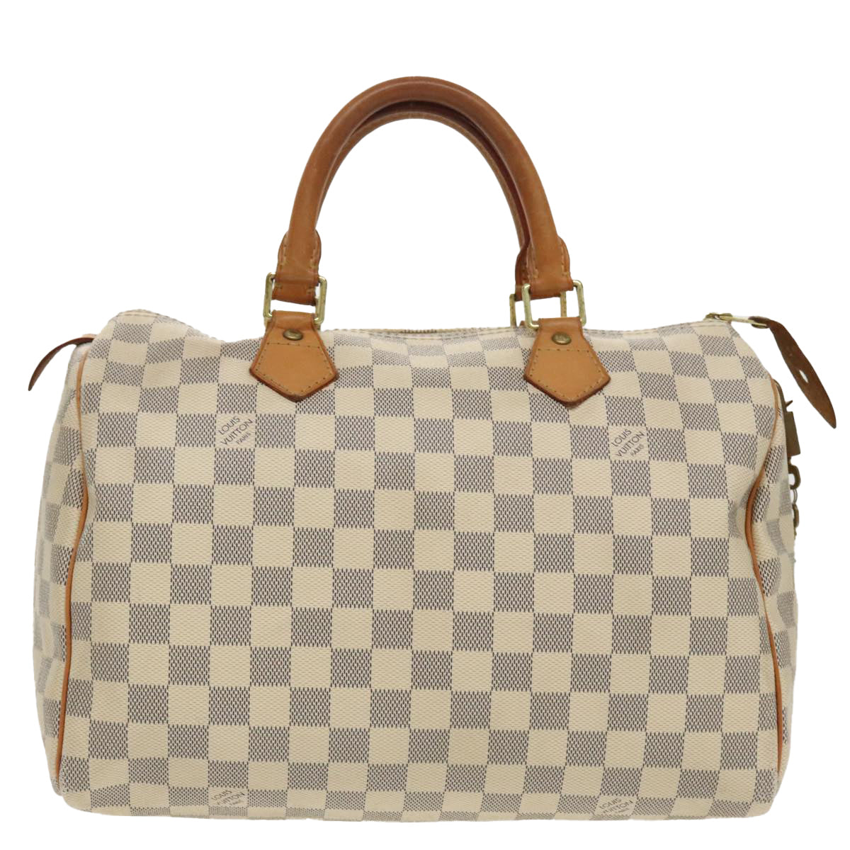 LOUIS VUITTON Damier Azur Speedy 30 Hand Bag N41533 LV Auth 97993