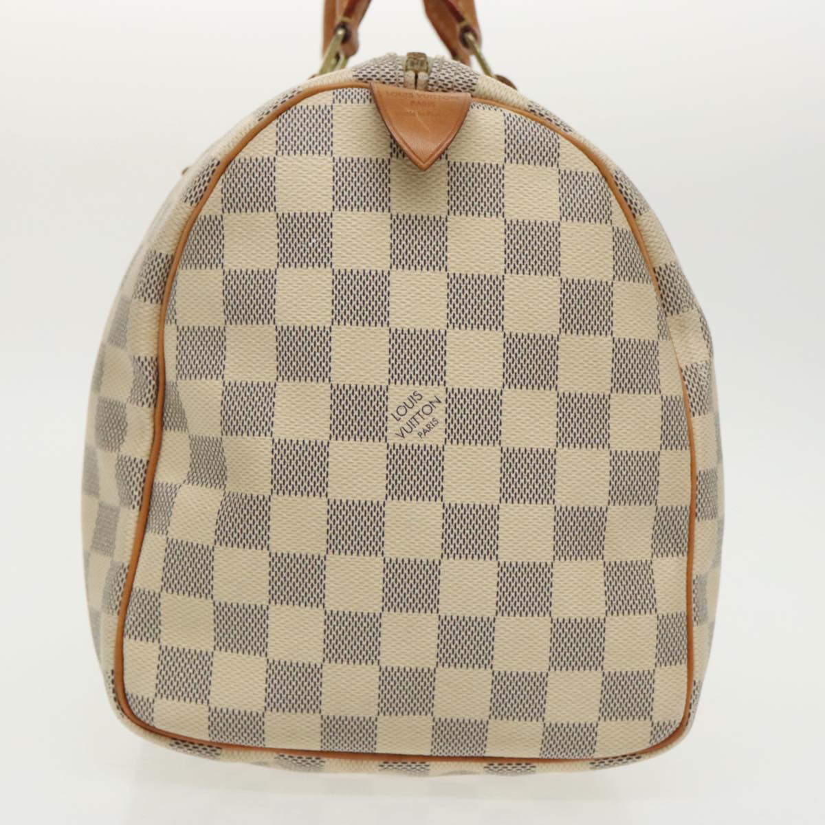 LOUIS VUITTON Damier Azur Speedy 30 Hand Bag N41533 LV Auth 97993