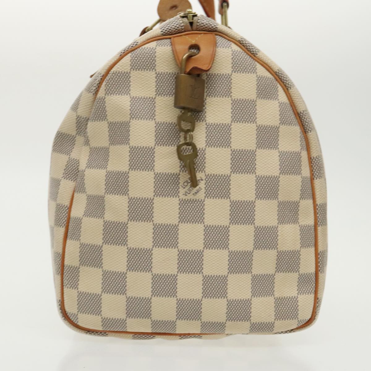 LOUIS VUITTON Damier Azur Speedy 30 Hand Bag N41533 LV Auth 97993