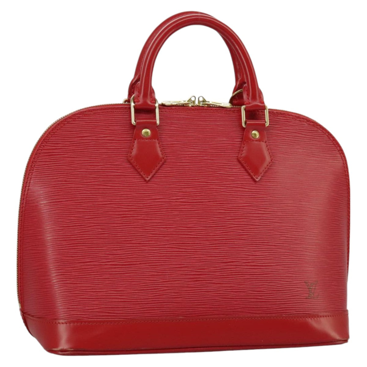 LOUIS VUITTON Epi Alma Hand Bag Castilian Red M52147 LV Auth 97995