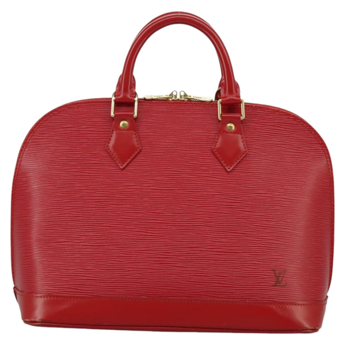 LOUIS VUITTON Epi Alma Hand Bag Castilian Red M52147 LV Auth 97995