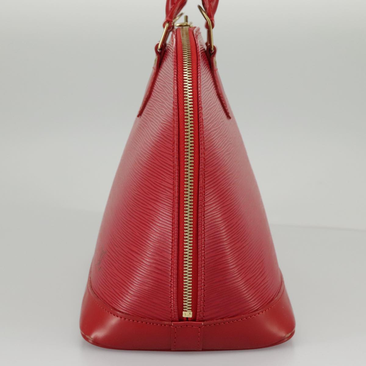 LOUIS VUITTON Epi Alma Hand Bag Castilian Red M52147 LV Auth 97995