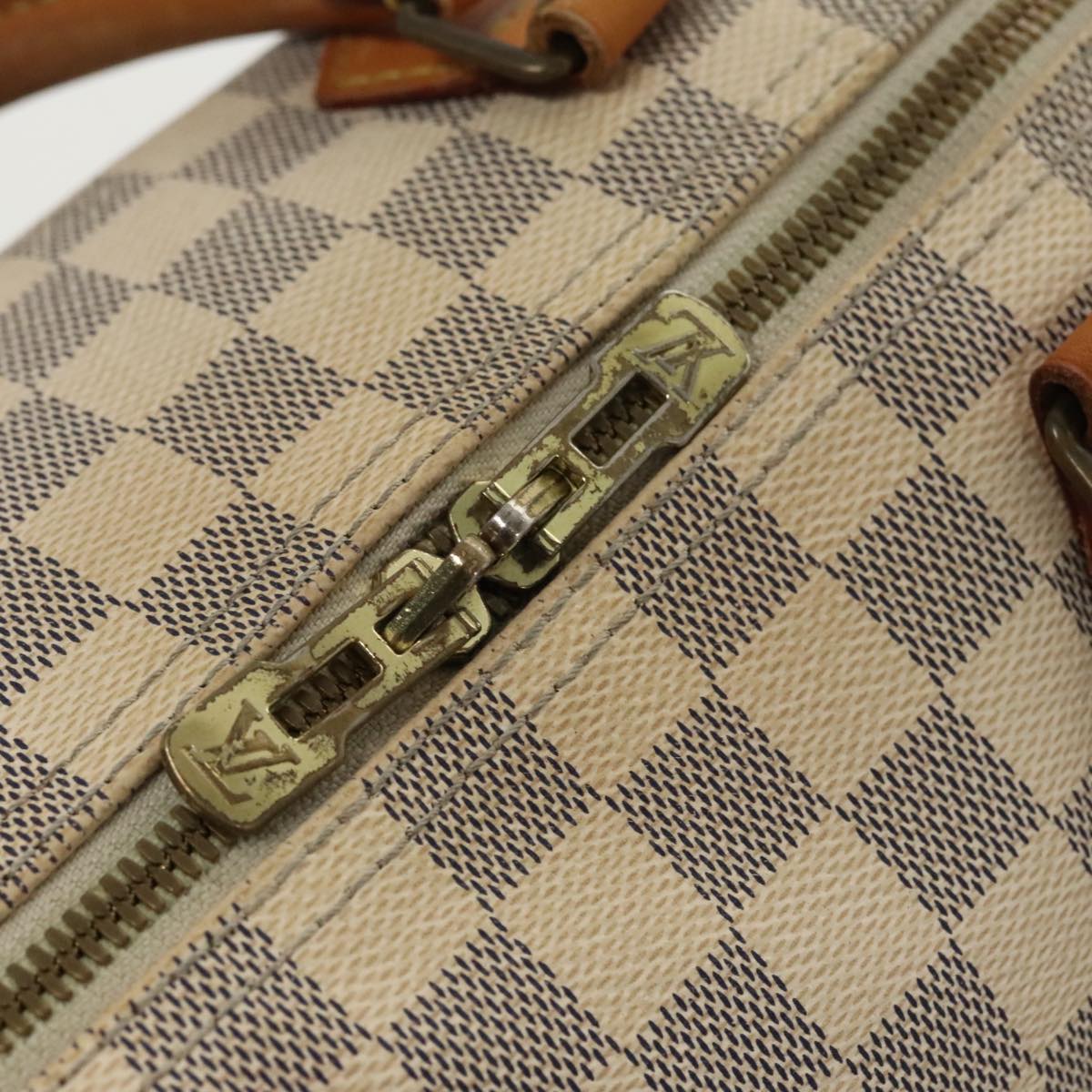 LOUIS VUITTON Damier Azur Speedy Bandouliere 30 Hand Bag 2way N41052 Auth 97999